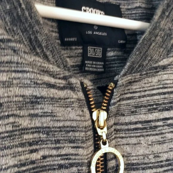 MEN’S CROOKS & CASTLES JACKET MENS SIZE 3XL FULL ZIP COAT XXXL 3 XL 3 X LARGE - Picture 6 of 8